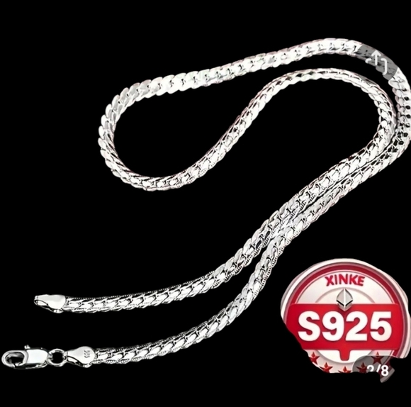 NEW 925 SS Elegant Chain unisex 19.69 in - Picture 4 of 4